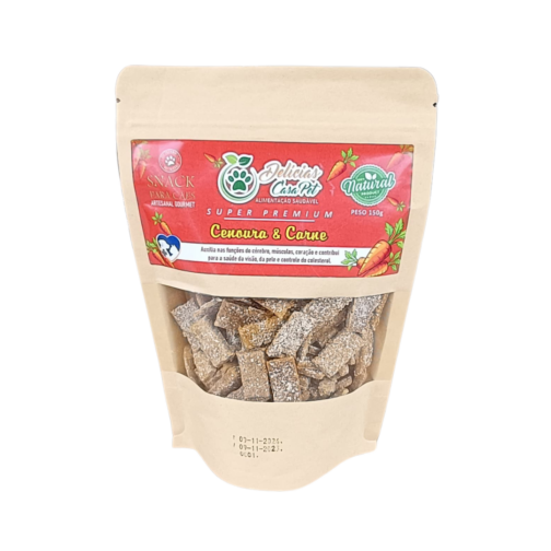 Biscoito sabor Cenoura & Carne